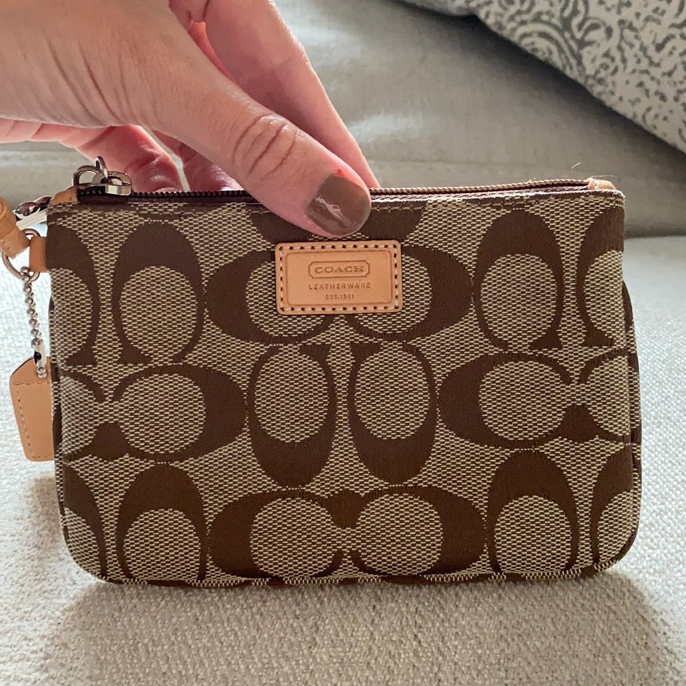 Coach Wristlet - pristine condition!